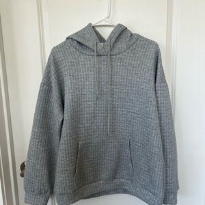 Women’s Waffle Knit quilted sweatshirt